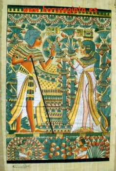 Papiro boda de Tutankamón