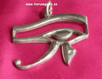 ojo de Horus egipcio de plata