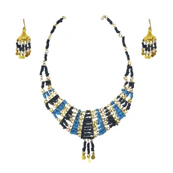 collar-egipcio-negro-y-azul-con-pendientes