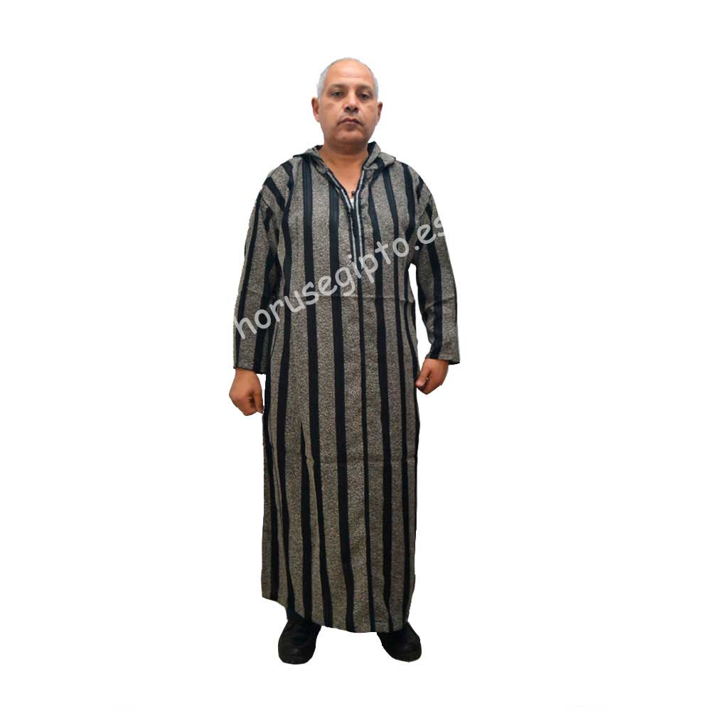 Chilabas para hombre: Chilaba marroquí con capucha